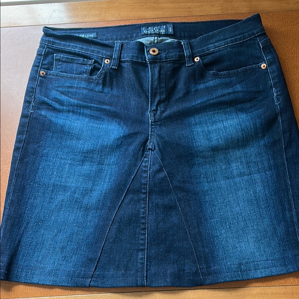 Lucky Brand‎ Blue A-Line Mini Skirt Casual